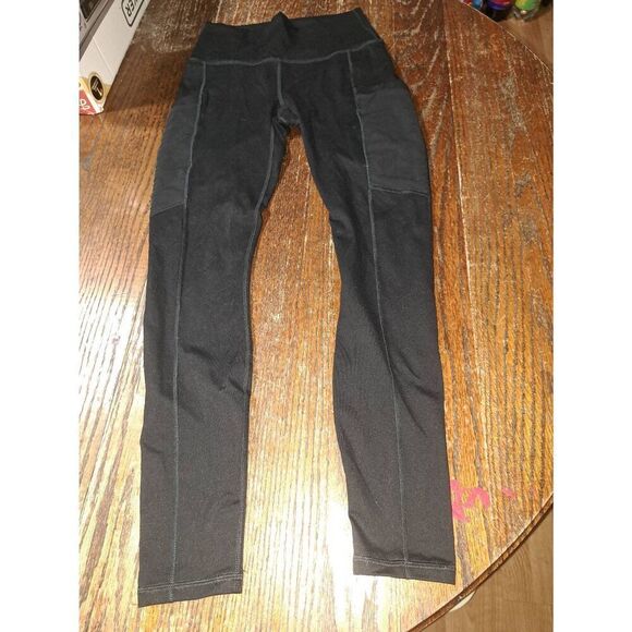 Small  Fabletics Black On The Go PowerHold High Waist Leggings - Picture 9 of 10